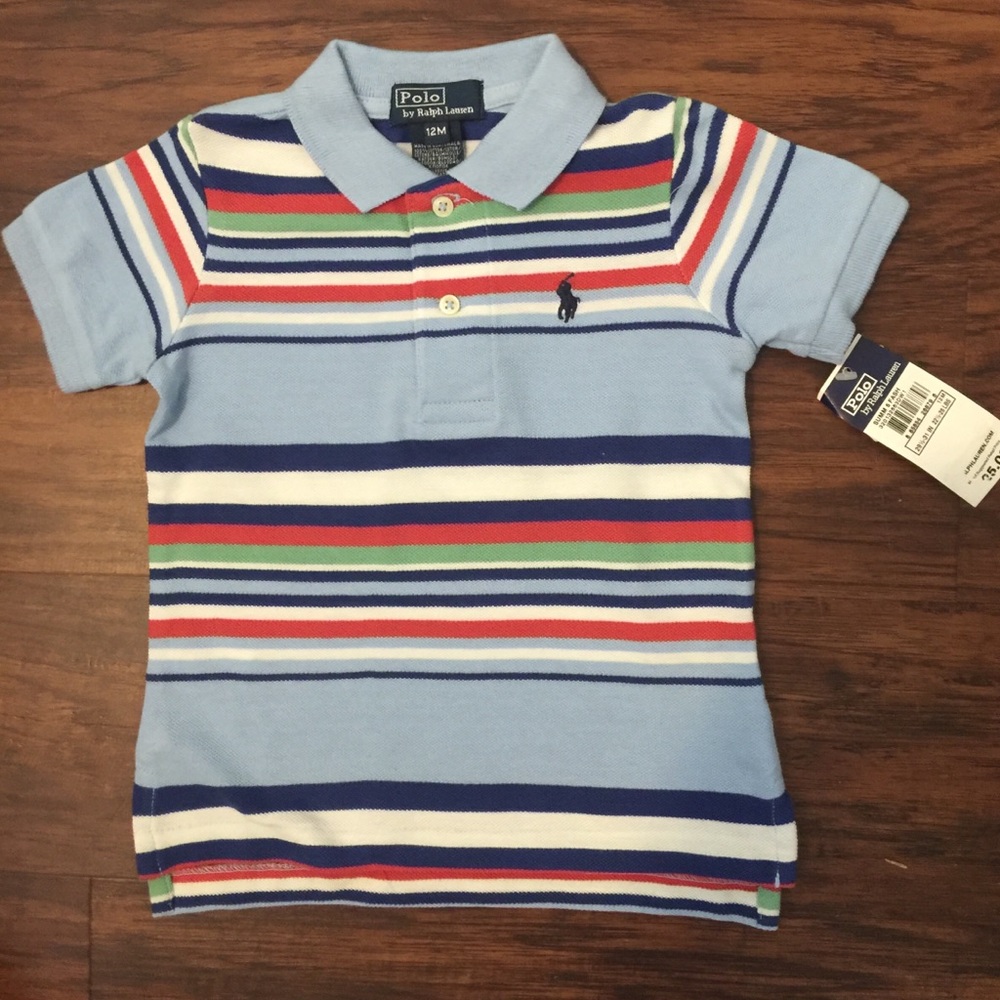 NWT Polo By Ralph Lauren Boys Polo Shirt 12M & 4T - Picture 1 of 5